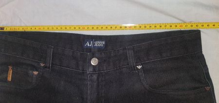 AJ Armani Jeans, Cordhose schwarz, Armani Pantaloni Men
