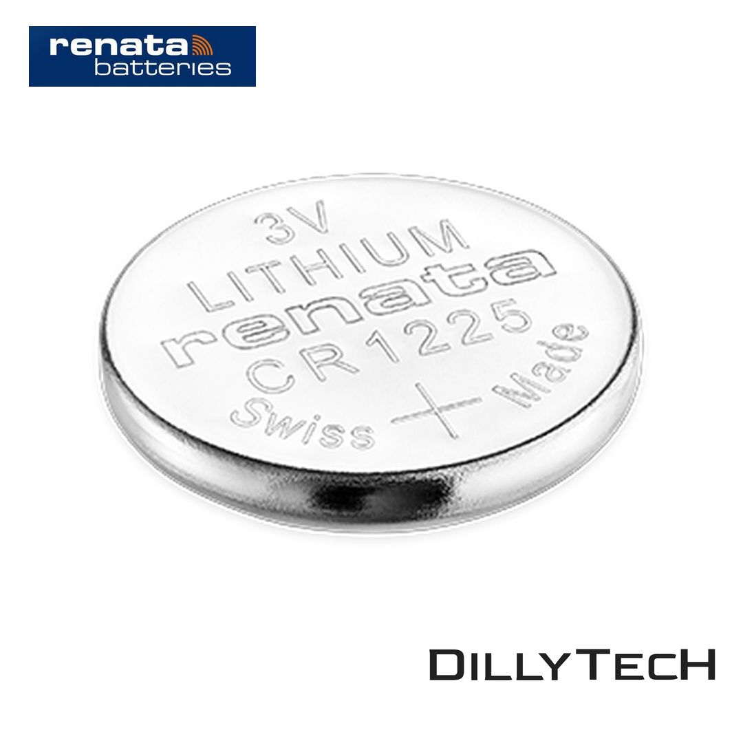 Caricatori & Batterie: Renata CR1225 Lithium Knopfzellenbatterie - 2 Stk. – Nuovo e nell'imballaggio originale da Meilen venduto da DillyTecH 1