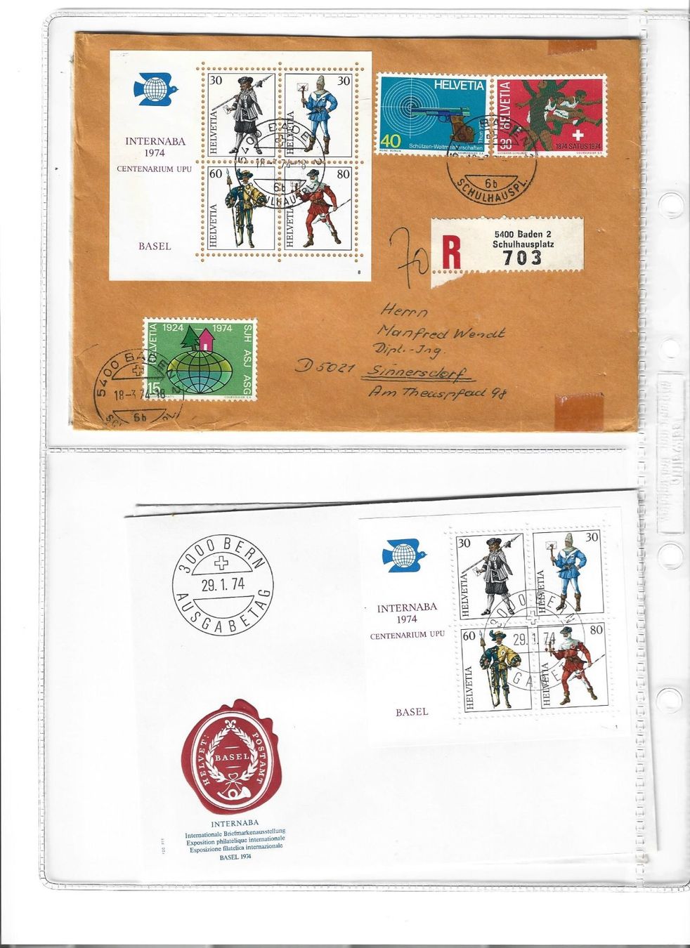 Tutti i francobolli: 10 lettres 10 Buchstaben – Usato da Delemont venduto da toutdubon11 1