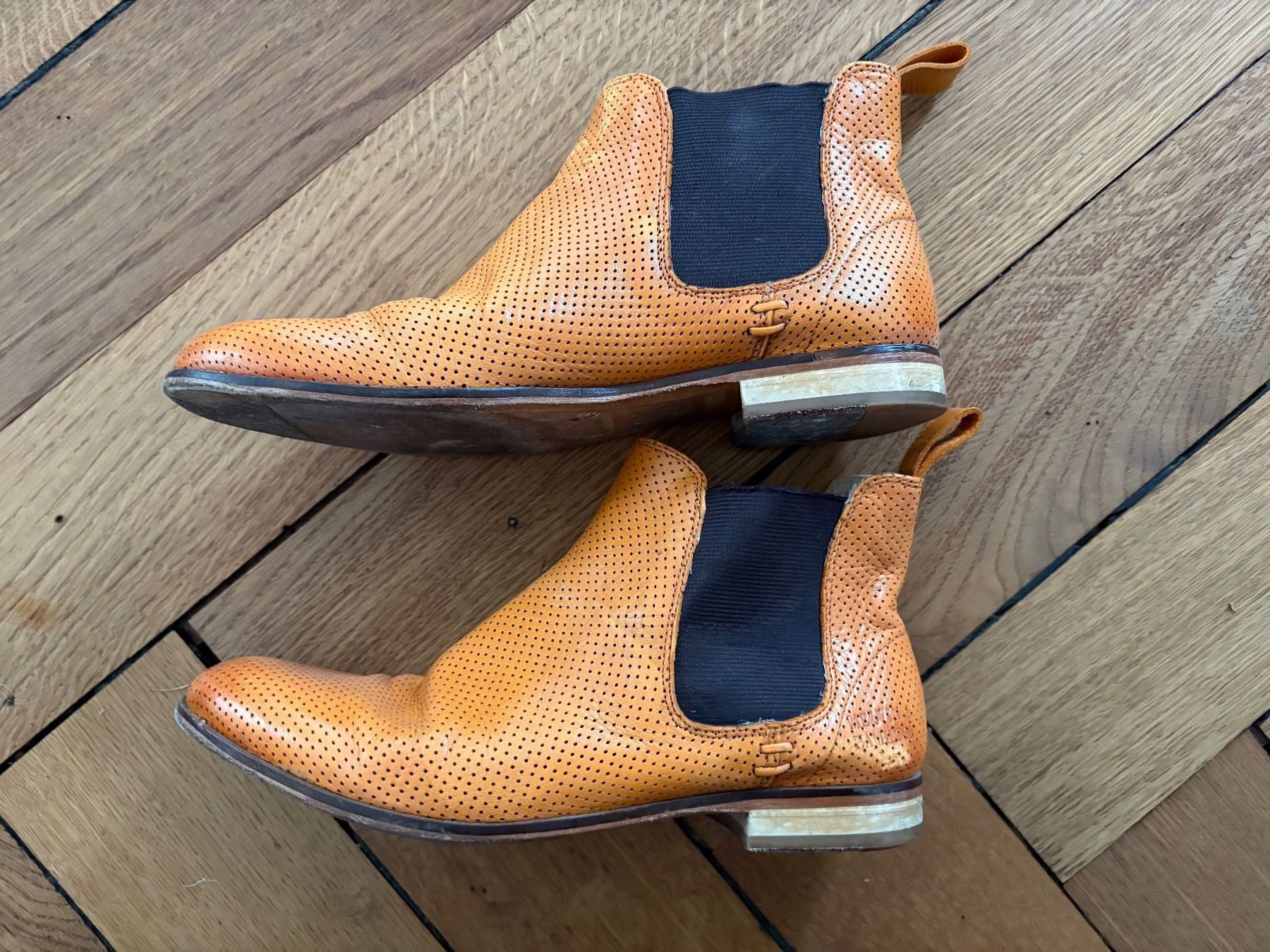 Damenschuhe: Ankle Boots von Melvin & Hamilton Gr. 36 senfgelb – Gebraucht aus Zürich von triangular 1