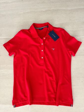 GANT EMB ORIGINAL SHIELD PIQUE POLO Gr M ( Neu)