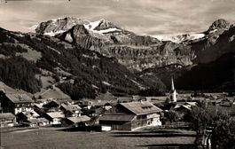 Lenk mit Wildstrubel. Rätzligletscher und Gletscherhorn