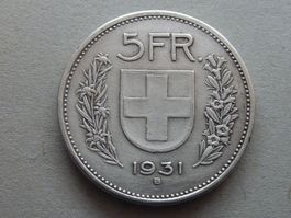 5 Fr.  1931