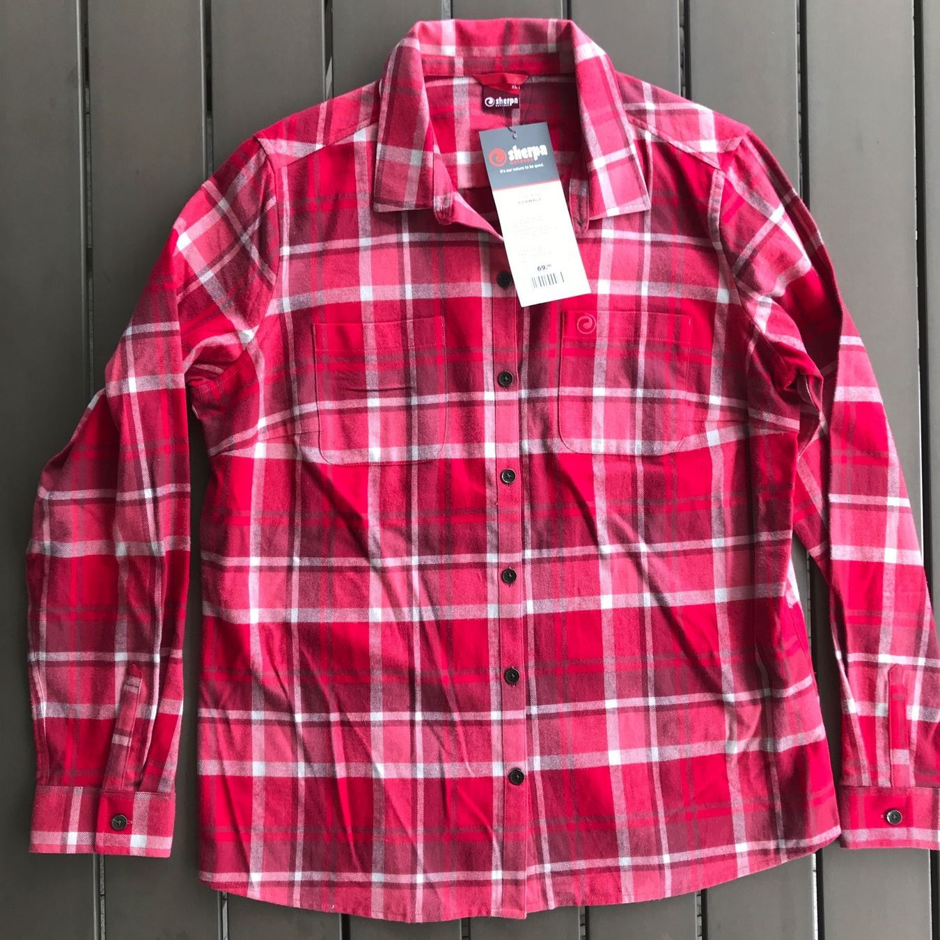 Sherpa Blusen: Sherpa Damenbluse Khamale, Gr. M, neu – Neu (gemäss Beschreibung) aus Ebnat-Kappel von Molton