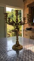 Fünfarmiger, 53 cm hoher Vintage-Kerzenständer