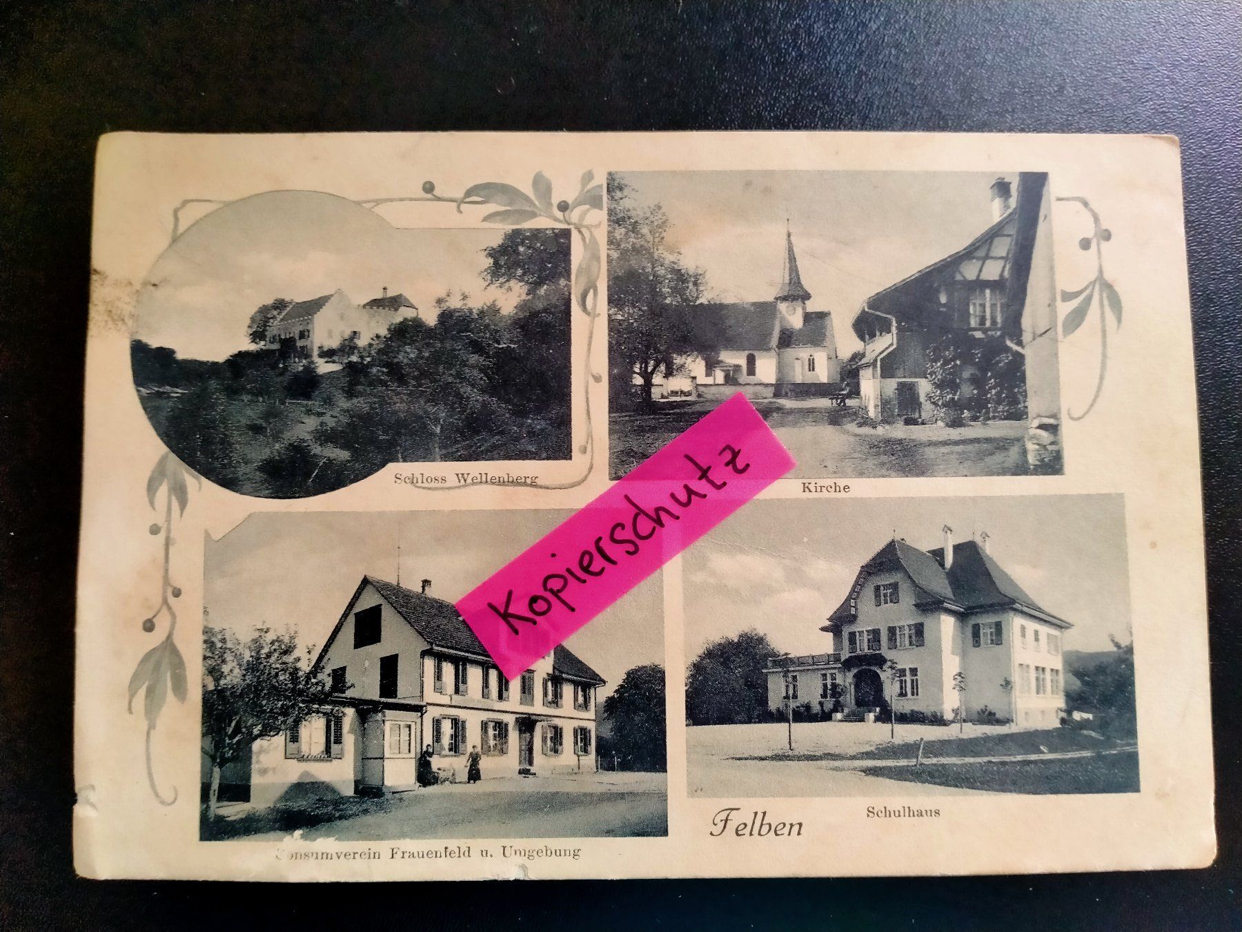 Cartoline postali: Felben AK Thurgau – Usato da Küssnacht am Rigi venduto da cartolina-1