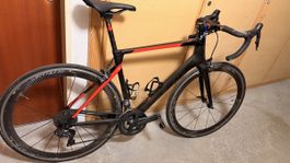 Rennrad Cube C:62 schwarz rot Carbon Ultegra guter Zustand