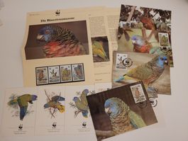 Saint Lucia Sonderausgabe WWF Blaustirnamazone