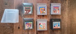 Lot 6 jeux Nintendo Game Boy Dr Mario Asterix Qbert
