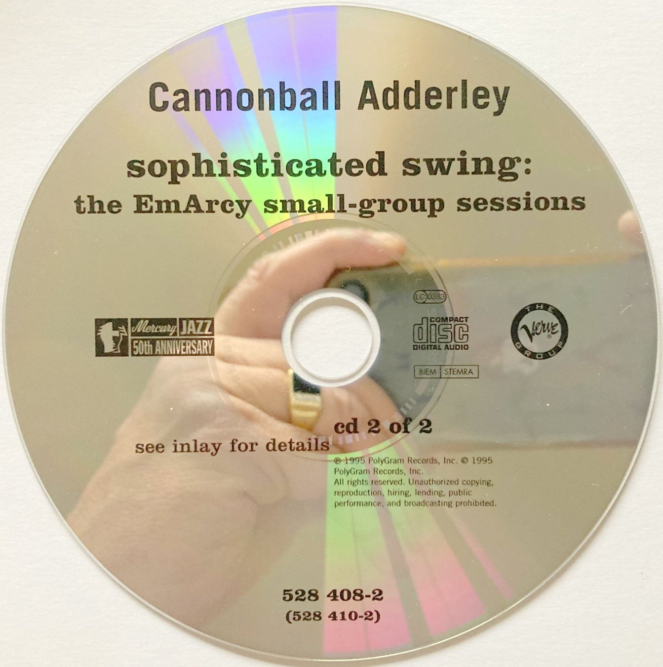 CD: CANNONBALL ADDERLEY - SOPHISTICATED SWING: THE EMARCY SMALL- – Usato da Bottens venduto da hotter-than-hell 3