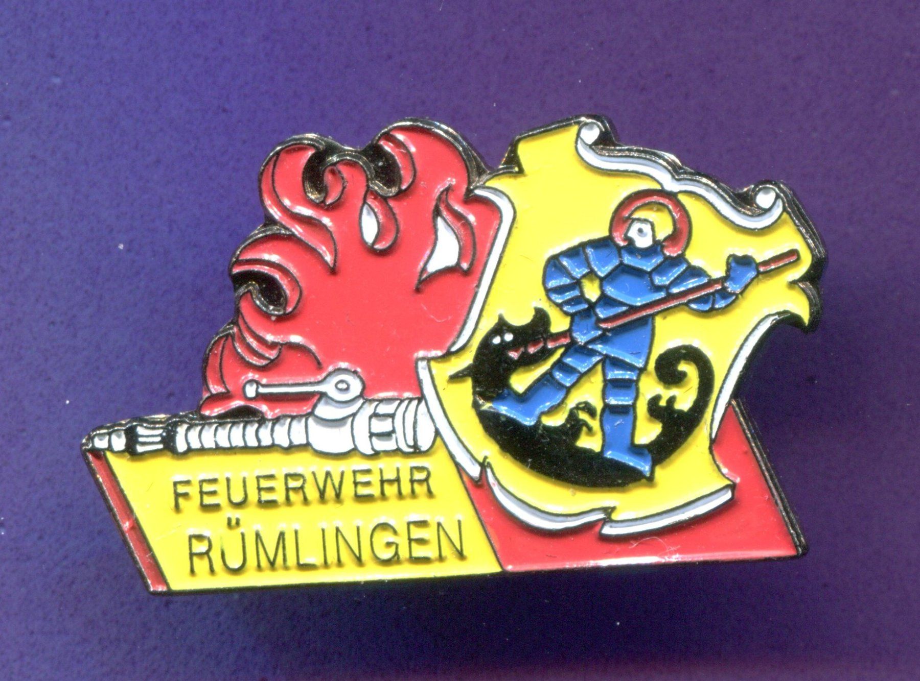 Placchette & Badge: Feuerwehr  RÜMLINGEN – Usato da Winterthur venduto da Sammleroase