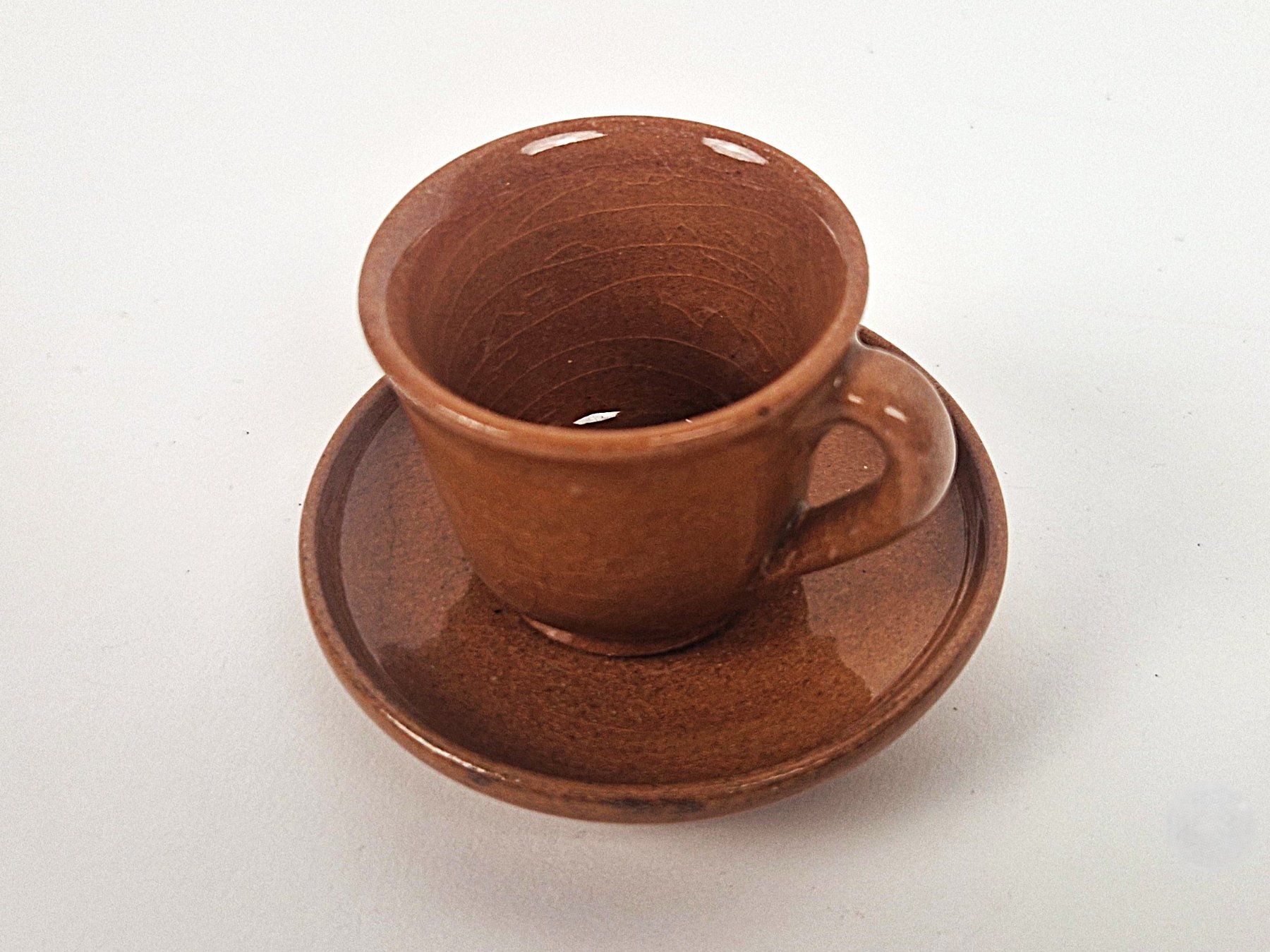 Set di piatti: Miniatur-Geschirrset Ton/Keramik – Usato da Basel venduto da Restwert_Basel 1