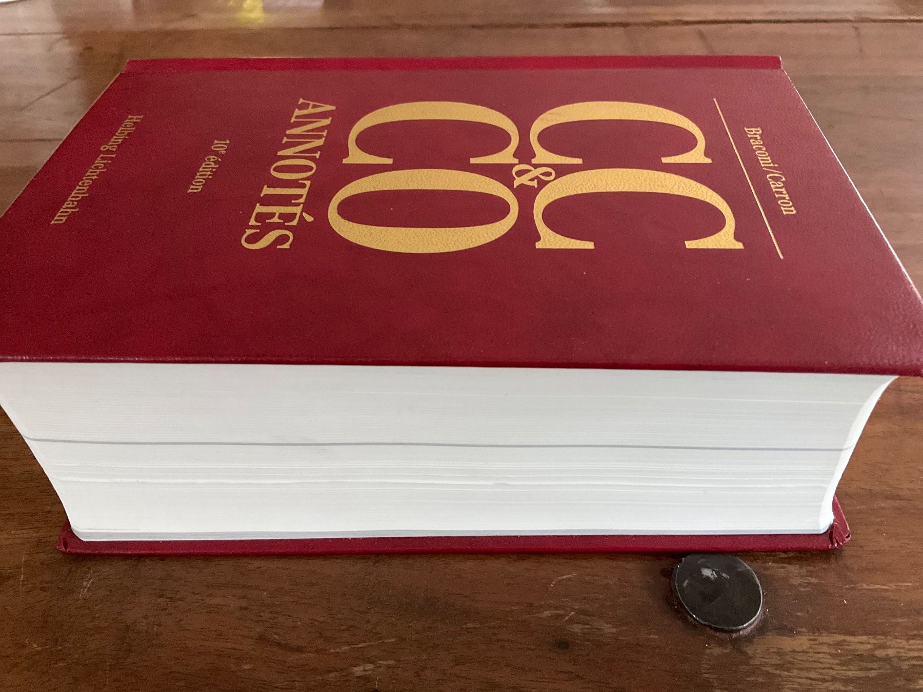 Libri: CC & CO annotés, Braconi/Carron, 10e édition Helbing – Usato da Avenches venduto da Lactobacille 1