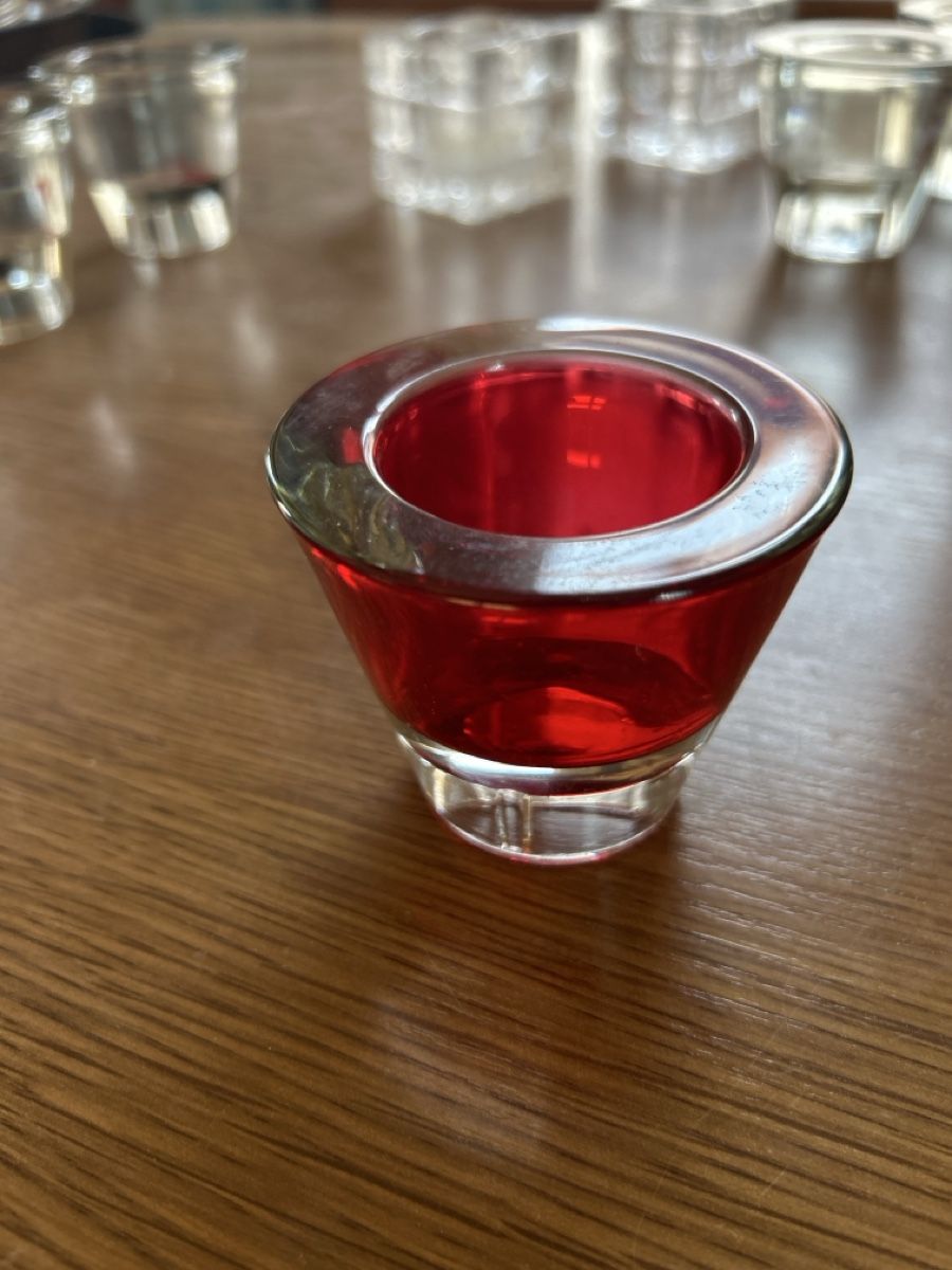Portacandele: Kerzenhalter, aus Glass – Usato da Oetwil a.d. Limmat venduto da tobbra 3