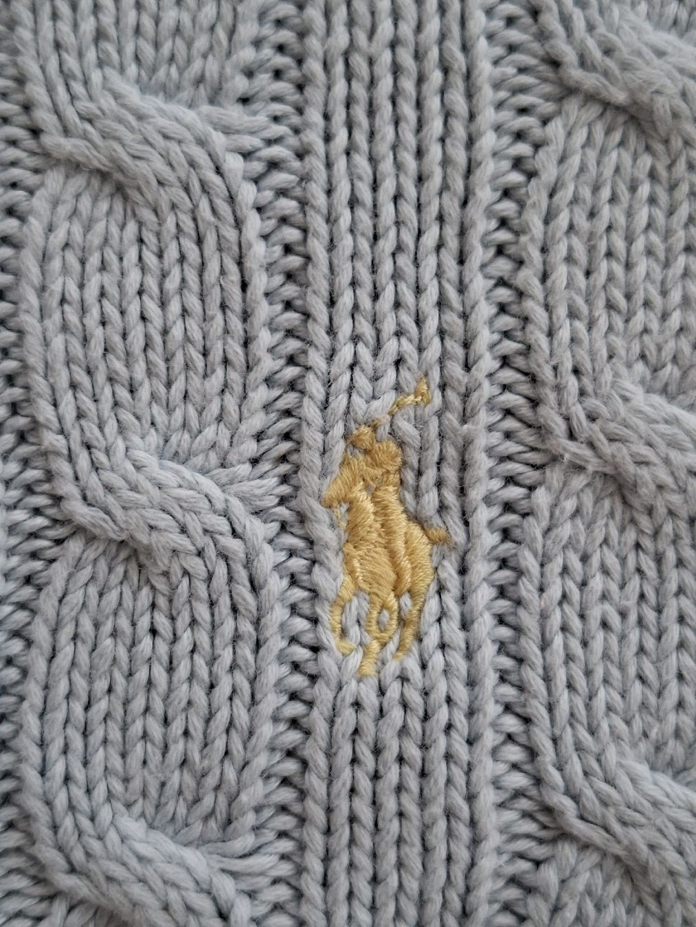 Ralph Lauren Maglioni & Felpe: Pull Ralph Lauren maille torsadée gris taille M – Usato da Renens VD venduto da ser_j2fn 4
