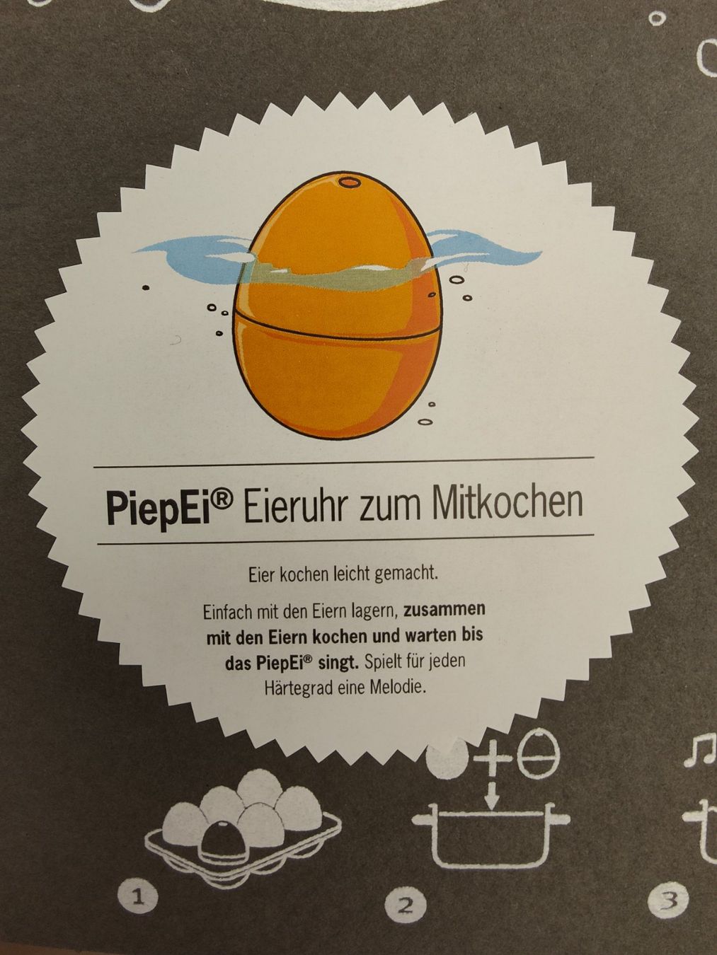 Cucine complete: Eier Uhr PiepEi zum Mitkochen – Nuovo e nell'imballaggio originale da Davos Platz venduto da wauwauin 1