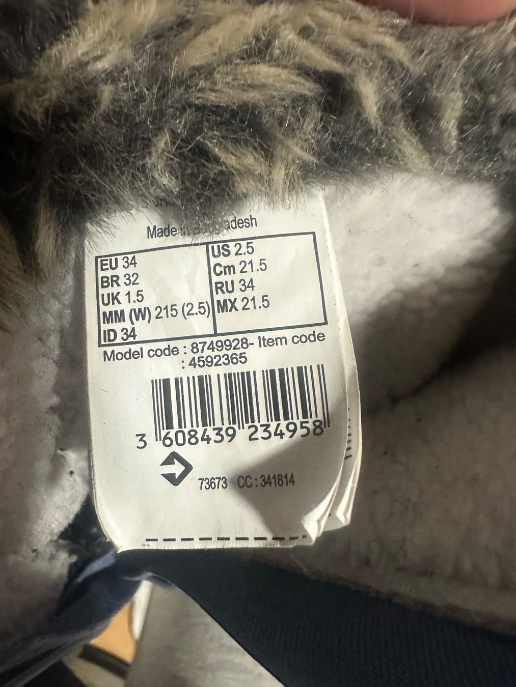 Scarpe per ragazze: Winterschuhe Schneeschuhe Grösse 34 – Usato da Busswil venduto da billib 4