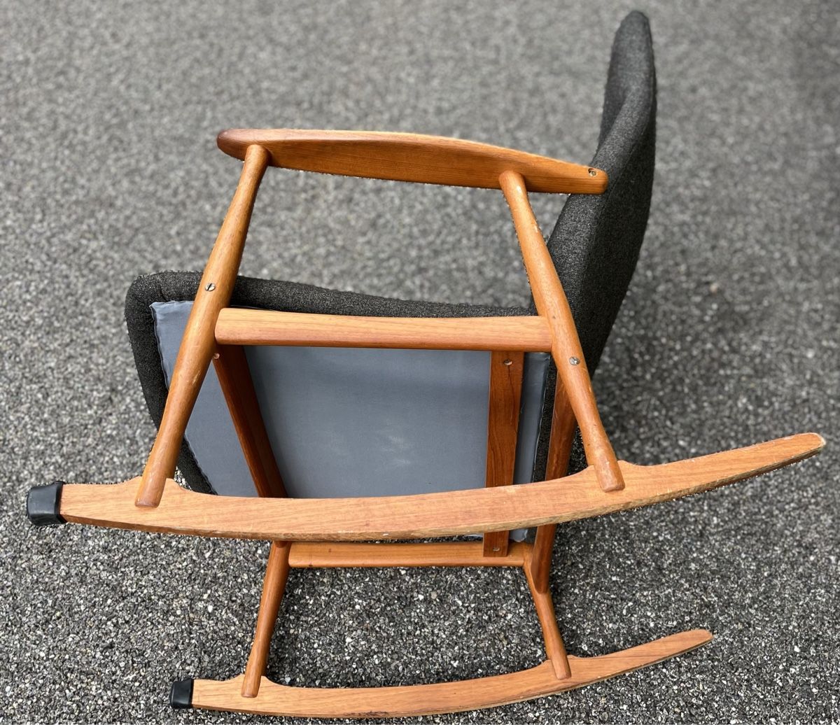 Sedie: Dänischer Mid-Century Schaukelstuhl – Usato da Ottikon venduto da san_w99n 4