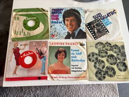 6er Set Schallplatten div. Künstler guter Zus...