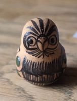 Eule Figur ist ein Flor de Tonalà -Element aus Mexiko