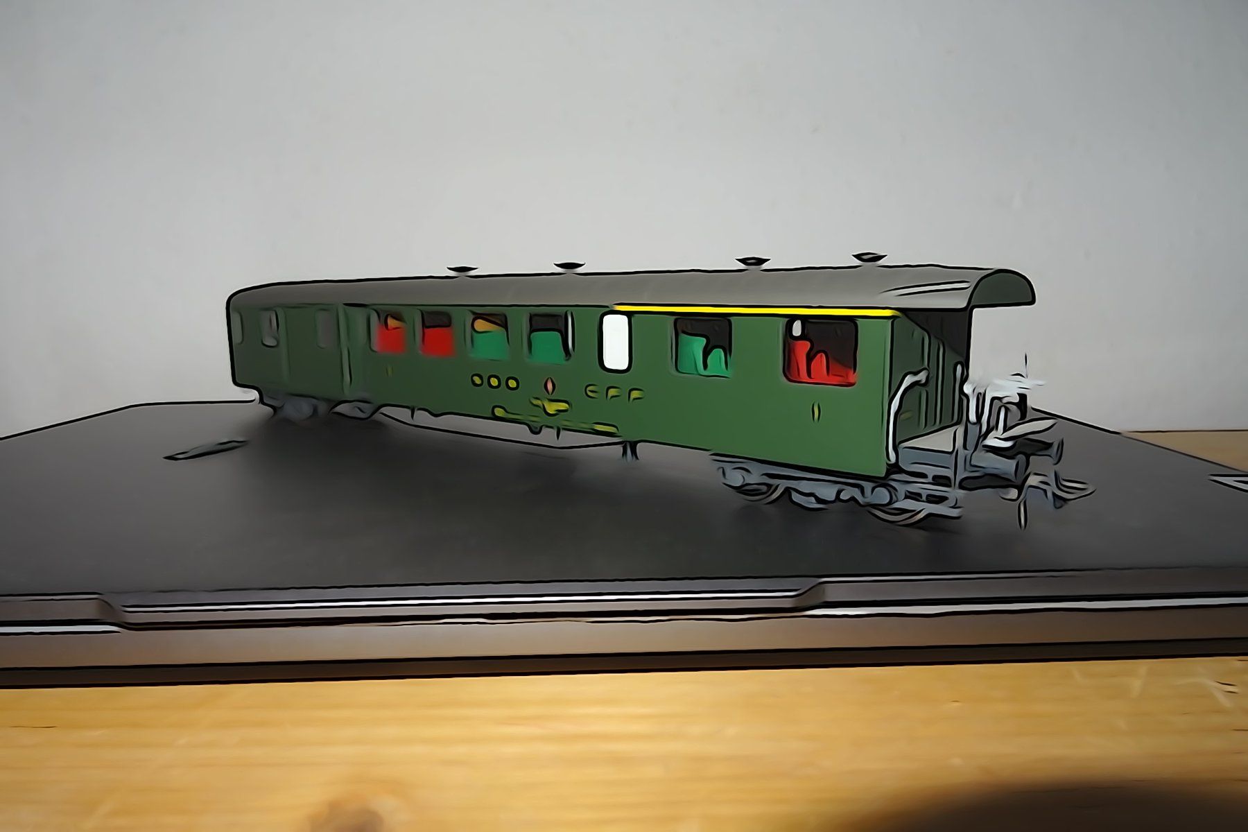 RailTop Modellini di ferrovie: Railtop vagon voyageur – Usato da Bigorio venduto da hp_41 1