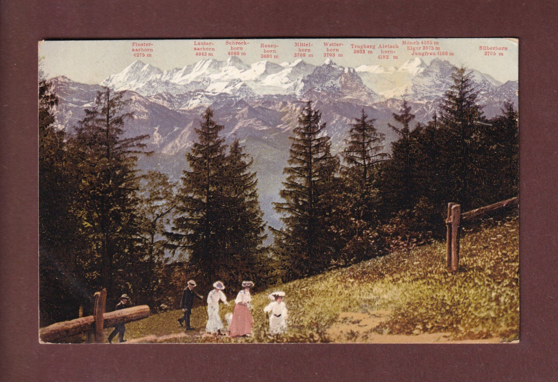 Cartoline postali: Aufstieg zum RIGI – Usato da Pully venduto da nicecards-shop