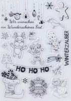 Silikonstempel Weihnachten HoHoHo