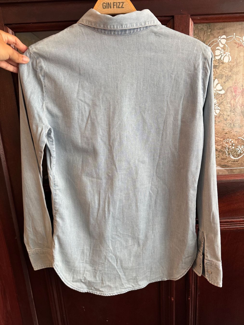 Camicette: Stella McCartney Denim Hemd Bestrickte Jeansbluse – Usato da Obfelden venduto da cesarina10 4