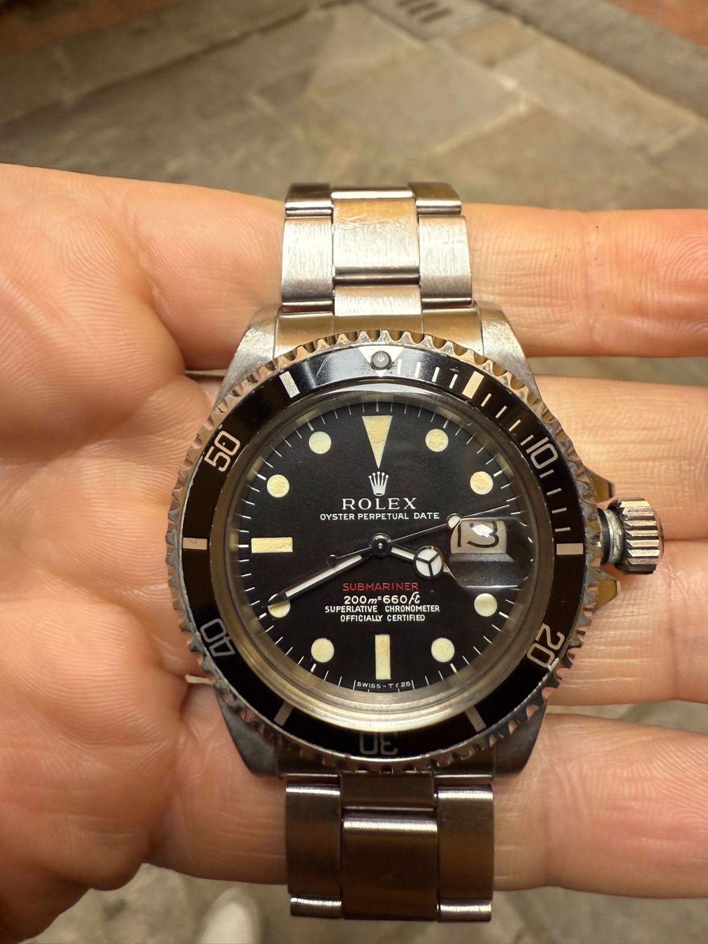 Rolex Orologi: Rolex 1680/0 Red Submariner MK1 – Usato da Zürich venduto da superzr