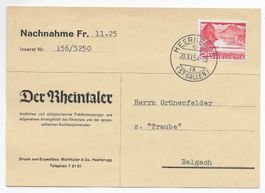 NN, Der Rheintaler, Inserat Traube Balgach 1954