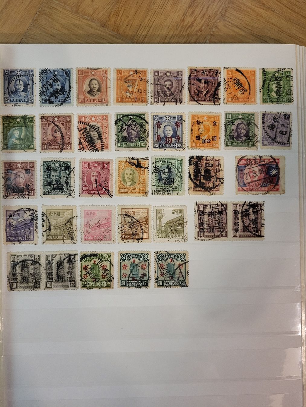 Alle Briefmarken: Kleinlot China ab Empire - Kellerfund – Gebraucht aus stäfa von brandy66 1
