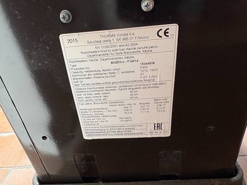 Stufe caminetto: Schmucker Heizungsherd – Usato da Sangernboden venduto da Goldie74 2