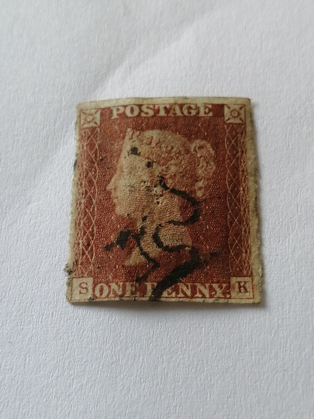 Tutti i francobolli: One Penny Red 1841  – Usato da Happerswil venduto da tschergi