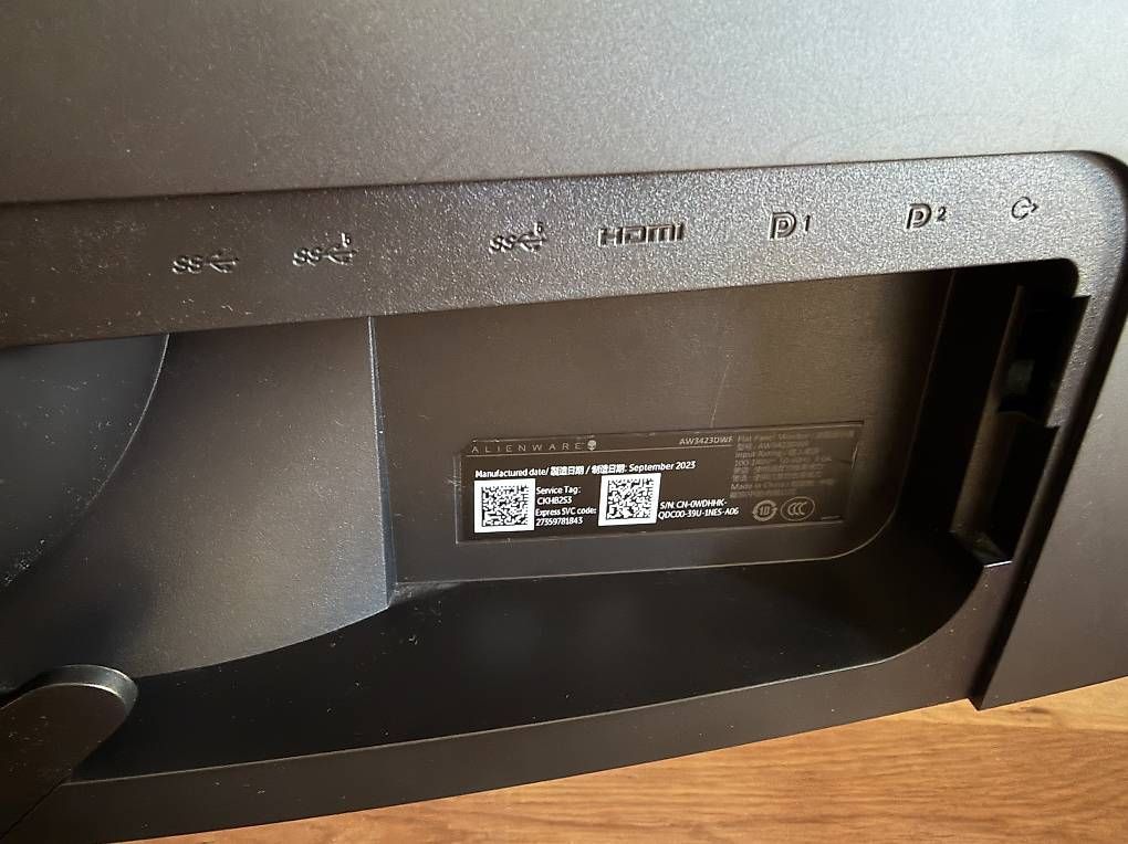 Monitor: Alienware AW3423DWF QD-Oled – Usato da St. Urban venduto da Fin_d2jv 3