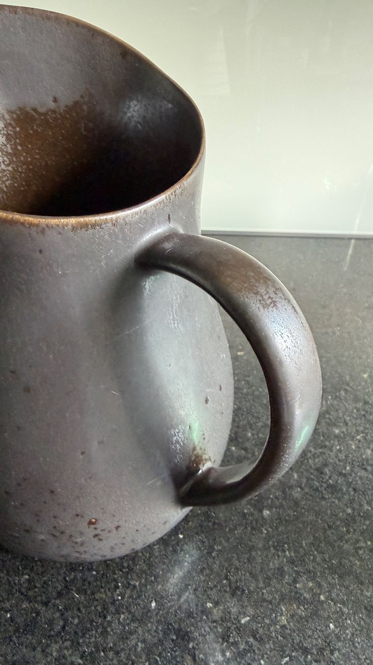 Caraffe: Steingut Krug / Karaffe, Dunkelbraun – Usato da Zürich venduto da pre_vy7t 3