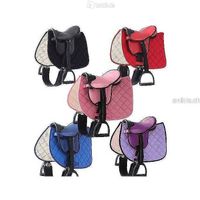 komplettes Sattelset Kindersattel Ponysattel Holzpferd 98.-