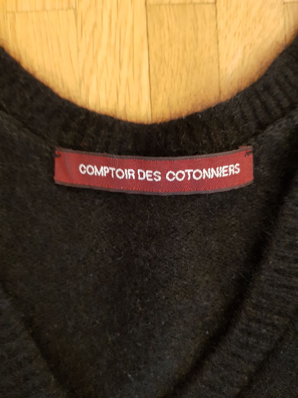 Comptoir des Cotonniers Maglioni & Felpe: Pull Comptoir des Cotonniers 100% cachemire noir  – Usato da Veyrier venduto da sosozizou 1