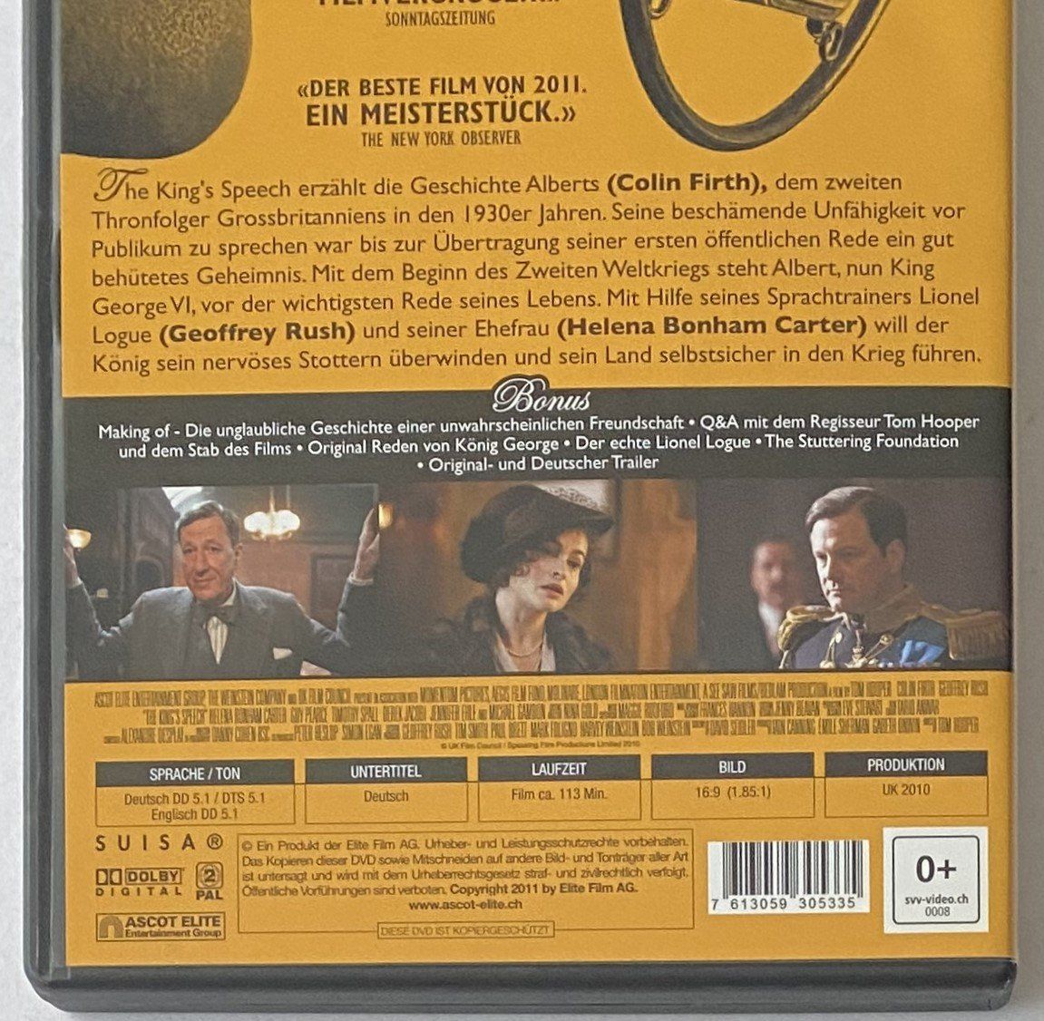 Tutti i DVDs: King’s Speech – Usato da Flums venduto da Asquillo 2