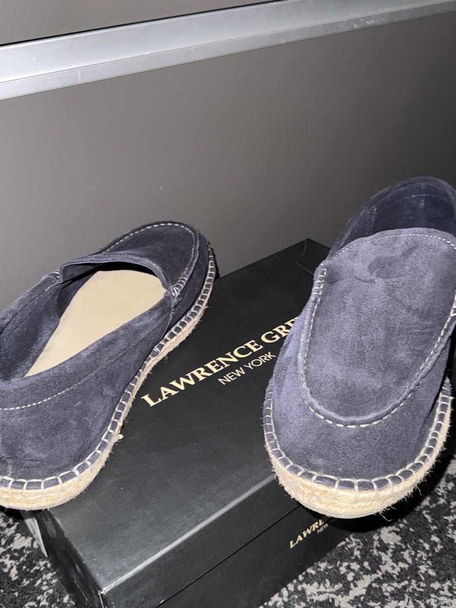 Herrenschuhe: Espadrilles Lawrence Grey Blau Wildleder Gr. 44 – Neu (gemäss Beschreibung) aus Schlieren von kle_dis 5