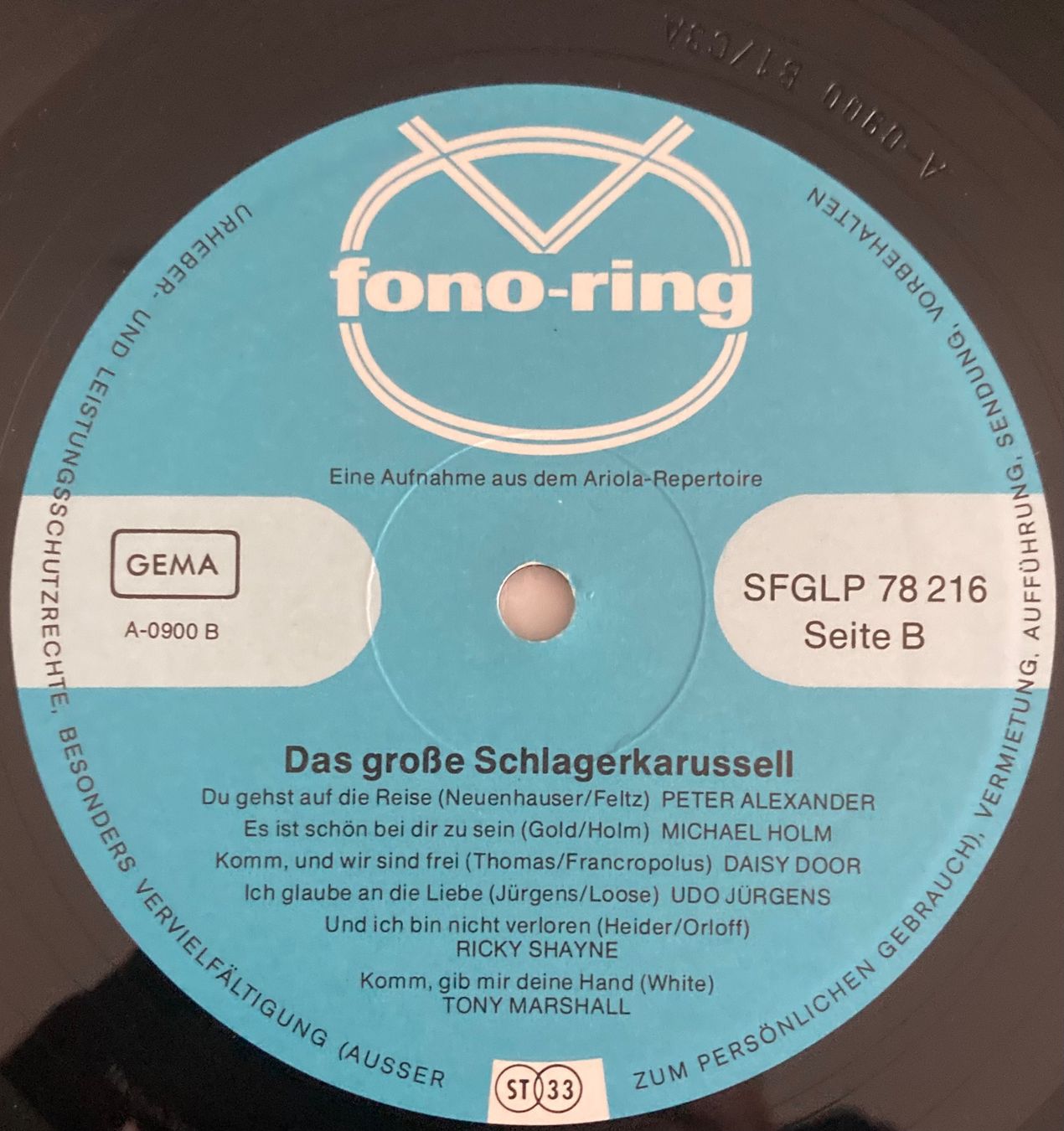 Schallplatten: VARIOUS🔸Das Grosse Schlager Karussell LP – Gebraucht aus Wettingen von 12.Zoll.Vinyl 3