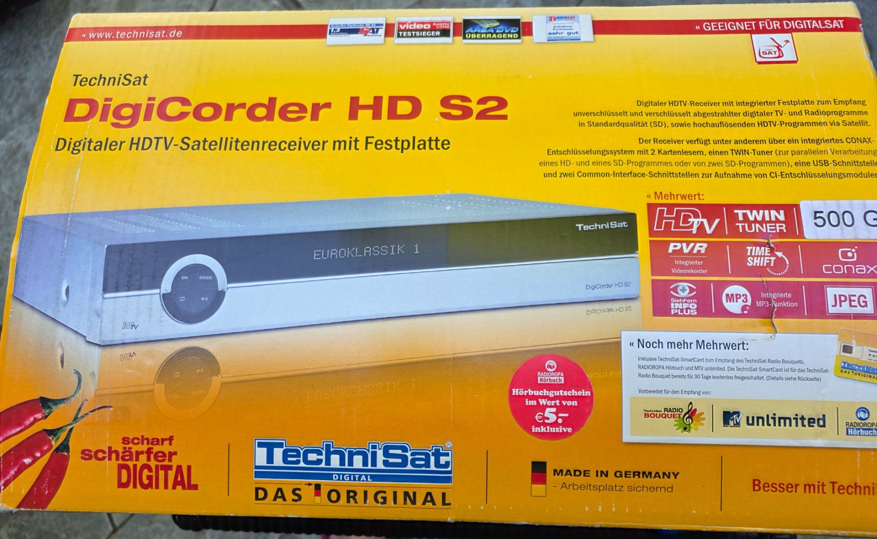 Technisat Récepteurs: Technisat Digicoder HD S2, HDTV, Satellitenreceiver DVB-S/S2 – D'occasion à Zürich par IrisA0102 6