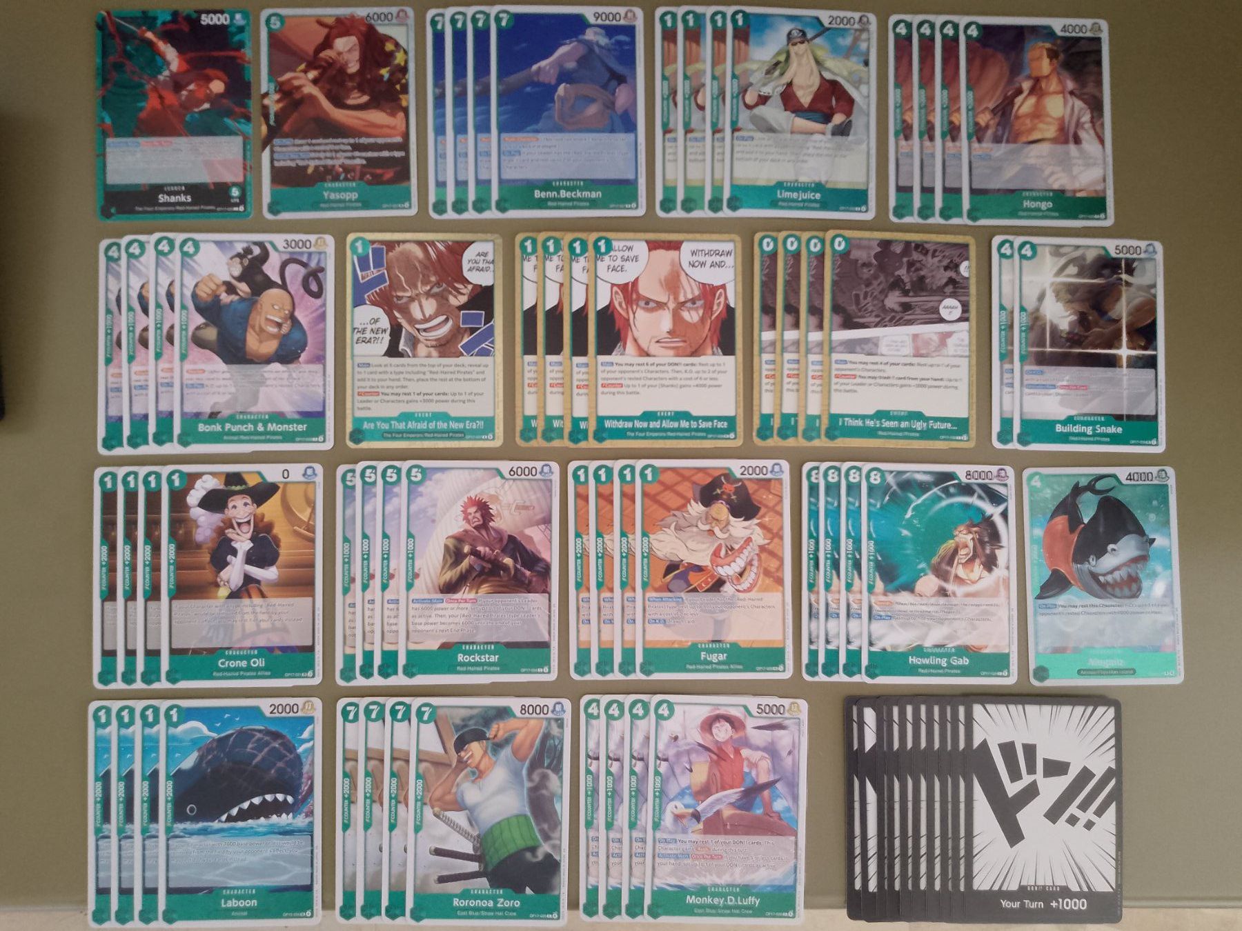 Bandai Carte collezionabili: One Piece Deckbau OP17 Shanks Core Karten – Nuovo (secondo la descrizione) da Jona venduto da Stack