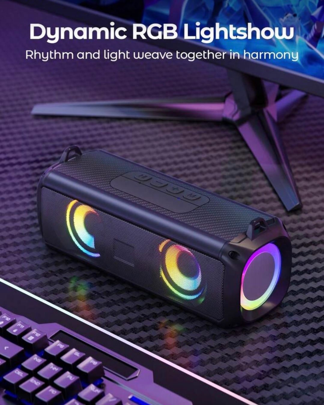 Lautsprecher: Bluetooth Lautsprecher mit RGB Lichteffekt – Neu und originalverpackt aus Emmenbrücke von ShopDirect 1