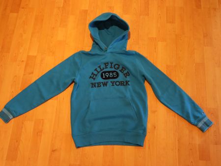 türkis Hoodie Hilfiger New York Grösse S