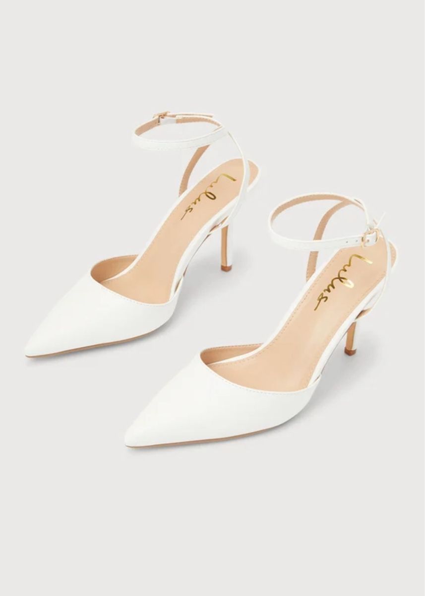 Scarpe da donna: Weisse Ankle Strap Heels – Nuovo e nell'imballaggio originale da Grossdietwil venduto da celineeeee 1