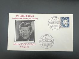 1964 Kennedy Memorian Brief Bonn (G652)