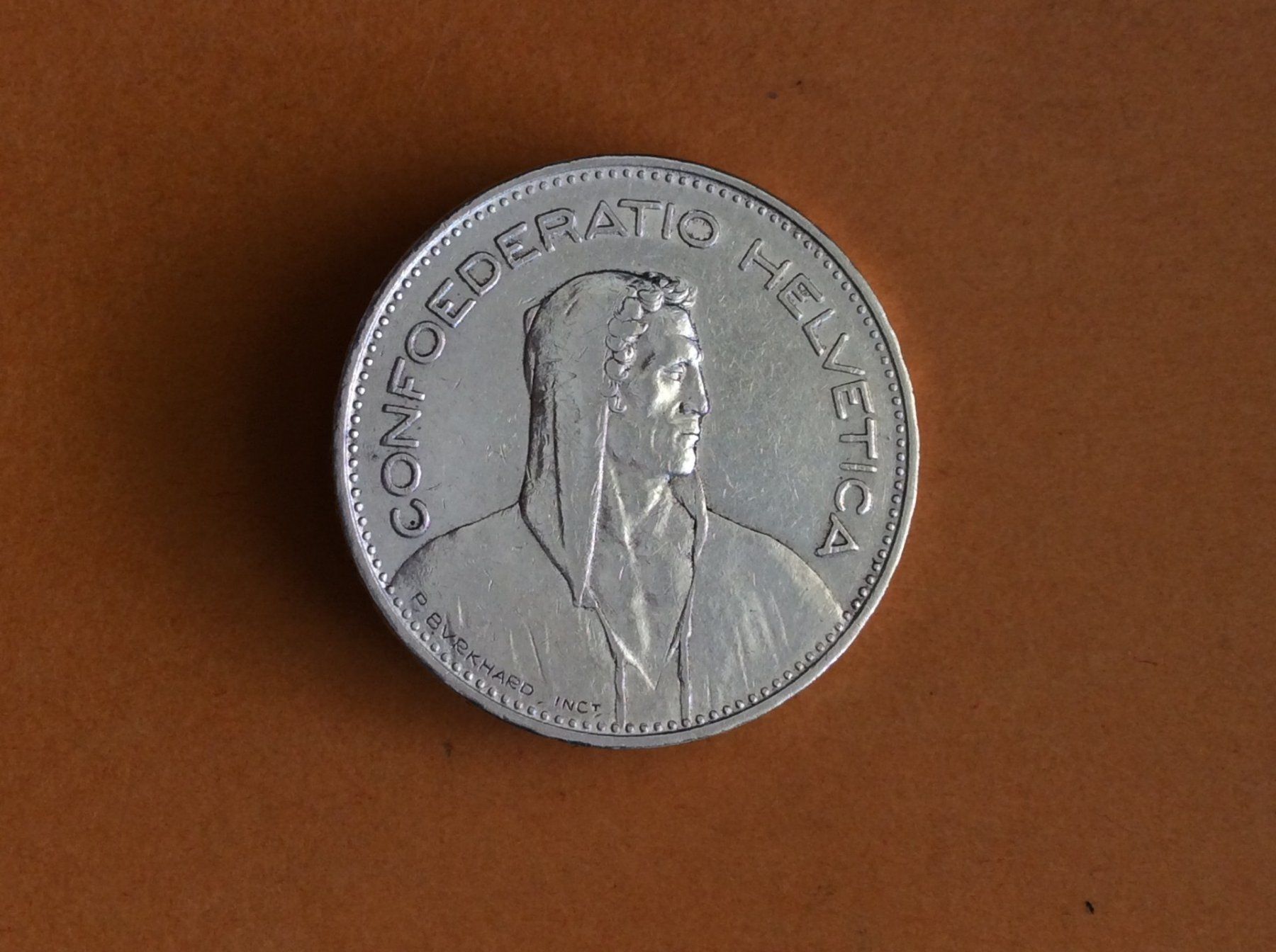 Alle Münzen: 5 francs  1937  Jolie – Gebraucht aus Genève von pie_fh2d 1