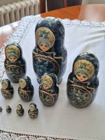 Original Matroschka Babuschka,10 teilig Hand bemalt signiert