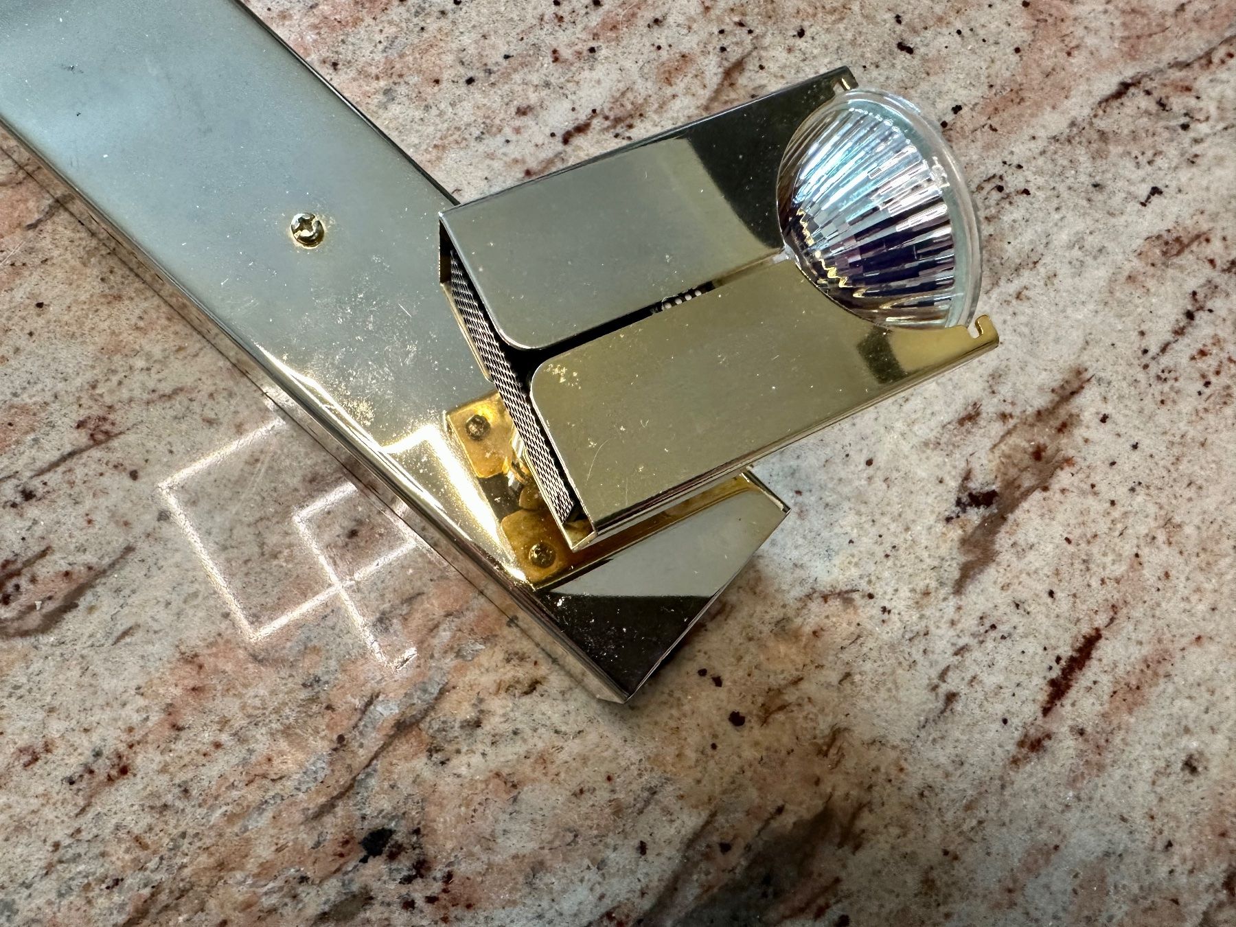 Ikea Lampadari & plafoniere: Deckenleuchte mit 2 Spots / Messingfarben – Nuovo (secondo la descrizione) da Spreitenbach venduto da Jessy8 1