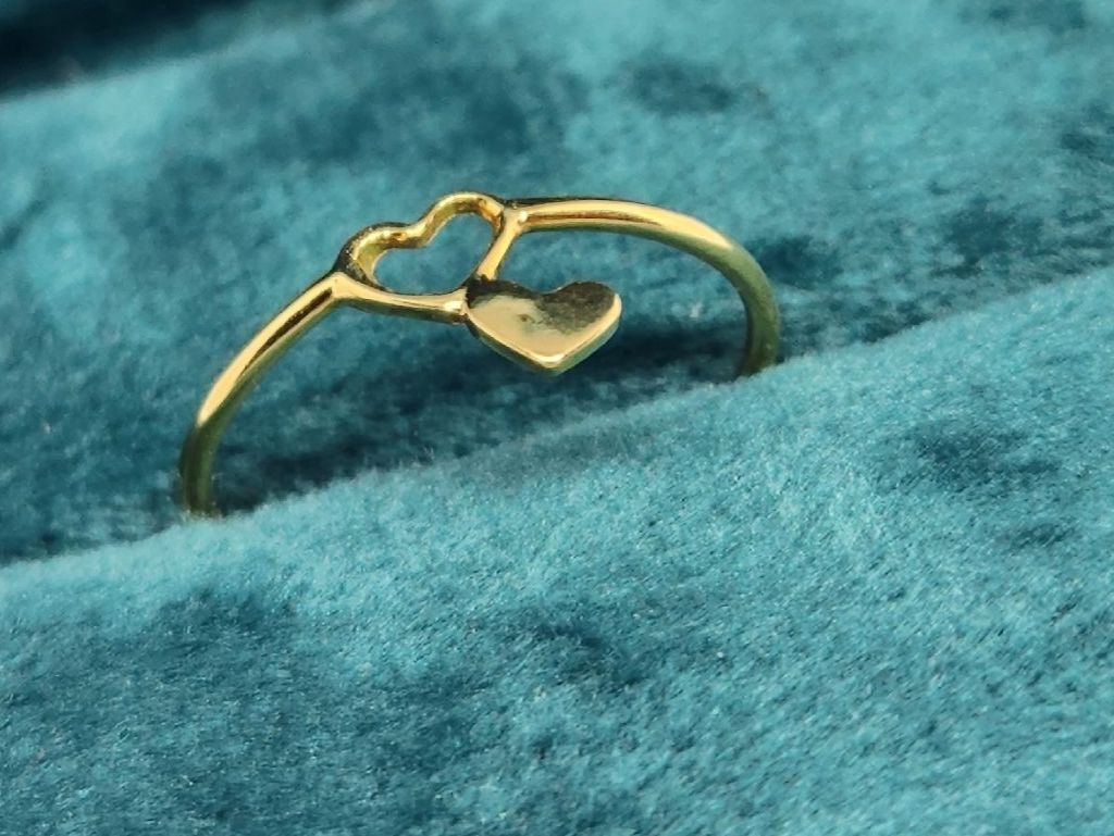 Anelli: Goldiger Herz-Ring, Grösse 52, perfektes Geschenk! – Usato da St. Gallen venduto da GIULESGG 6